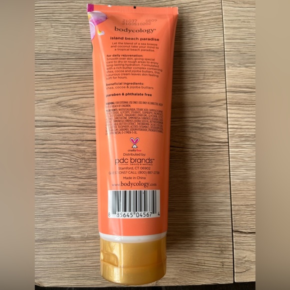 Bodycology Island Beach Paradise Rich Butter Complex Moisturizing Body Cream 8oz - Picture 3 of 4